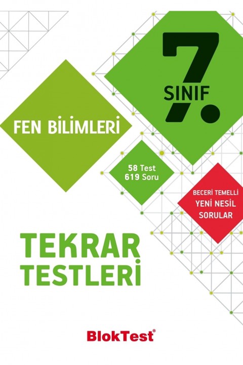 Tudem Yayınları 7.sınıf Fen Bilimleri Tekrar Testleri