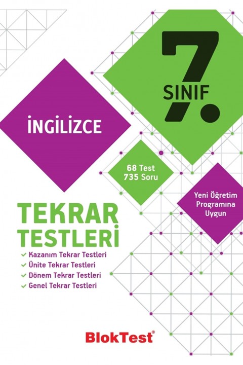 Tudem Yayınları 7.sınıf İngilizce Tekrar Testleri