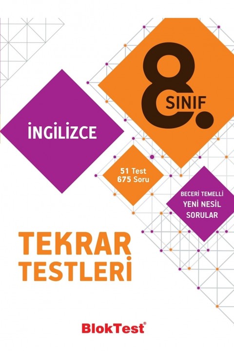 Tudem Yayınları 8.sınıf İngilizce Tekrar Testleri