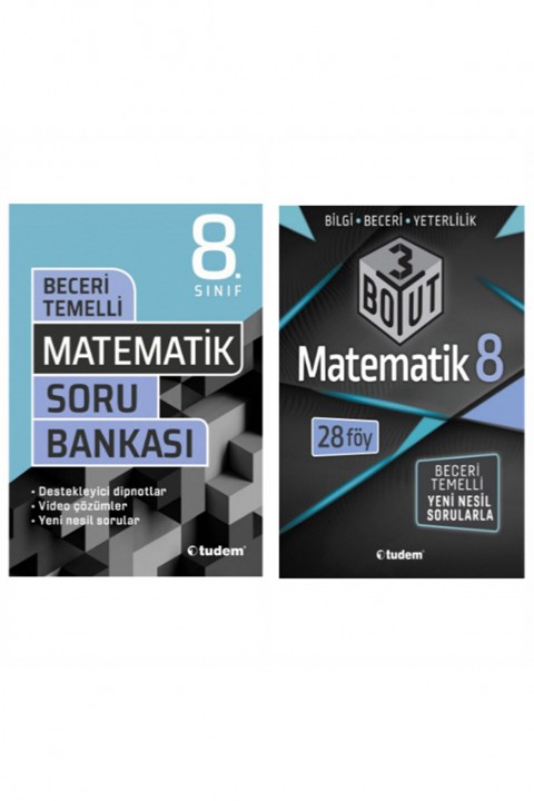 Tudem Yayınları 8.sınıf Matematik Soru Bankası&8.sınıf Matematik Tudem Yayınları 8.sınıf Matematik Soru Bankası&8.sınıf Matematik