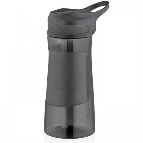 Uzspace Vagon 670 Ml Siyah Ring Tritan Matara 9002