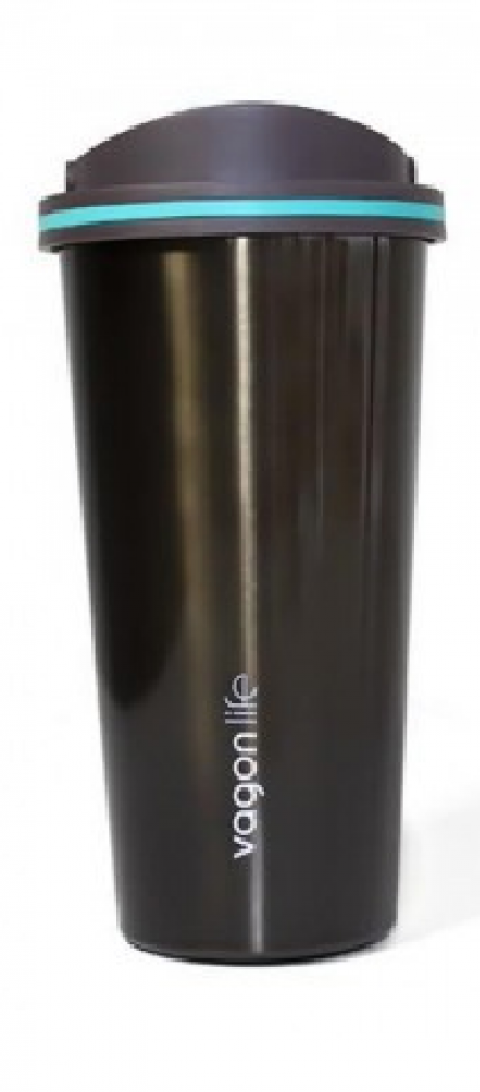 Uzspace Vagonlife 500 Ml Paslanmaz Mug Siyah Matara