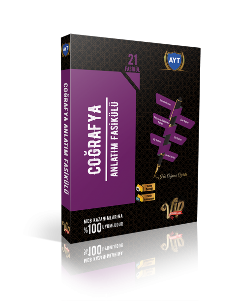 Vip Yayınları Ayt Coğrafya Fasikülleri Eğitim Seti 2.kitap