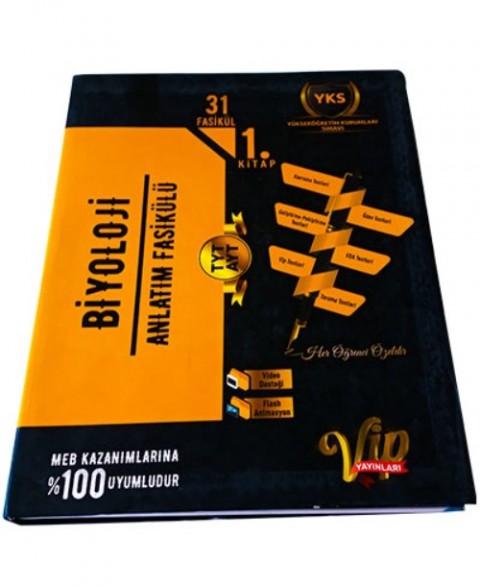 Vip Yayınları Tyt Ayt Biyoloji Konu Anlatım Fasikülü - 1. Kitap