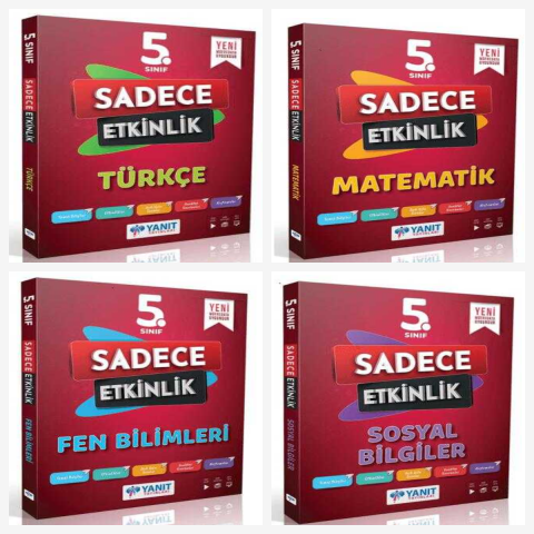Yanıt 5. Sınıf Sadece Etkinlik ( Türkçe & Matematik & Fen & Sosyal )