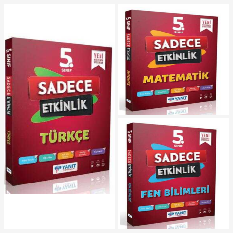 Yanıt 5. Sınıf Türkçe & Matematik & Fen Sadece Etkinlik