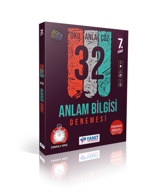 Yanıt 7.sınıf 32 Anlam Bilgisi Denemesi