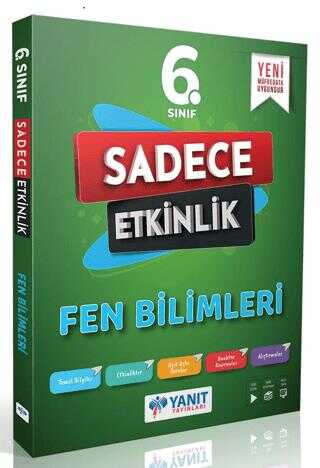 Yanıt Yayınları 6. Sınıf Fen Bilimleri Sadece Etkinlik
