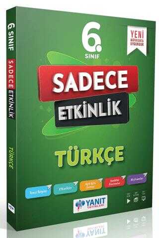 Yanıt Yayınları 6. Sınıf Türkçe Sadece Etkinlik
