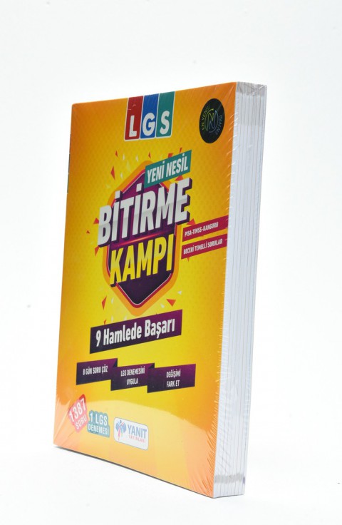 Yanıt Yayınları 8. Sınıf Lgs 9 Hamlede Başarı Bitirme Kampı & 8.s