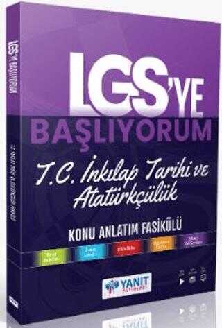 Yanıt Yayınları LGS' ye Başlıyorum T.C. İnkılap Tarihi Ve Atatürkçülük Anlatım Fasikülü