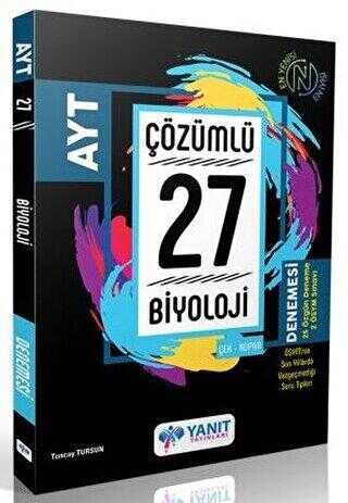 Yanıt Yayınları Yanıt Ayt Çözümlü 27 Biyoloji Branş Denemesi